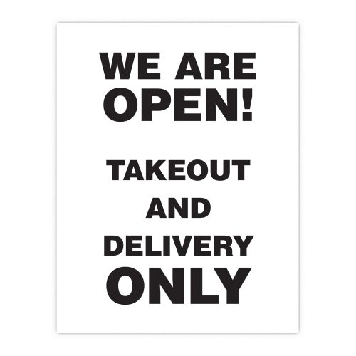 We Are Open Takeout & Delivery Only – Print And Visual Home