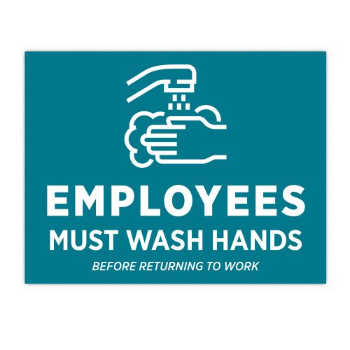 Employees Must Wash Hands – Print And Visual Home